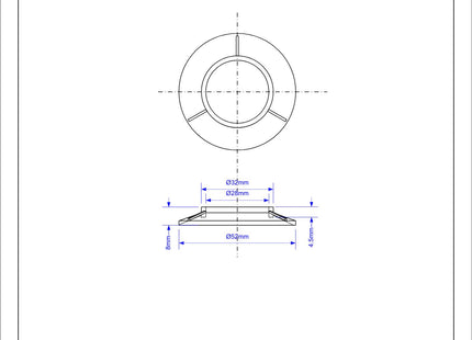 McAlpine Sink Bath Clicker Plug Waste WASHER ONLY Seal for Click Clack Plug
