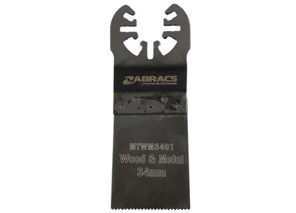Abracs Multi-Tool Wood And Metal Blade Set - 34mm (Box of 10)