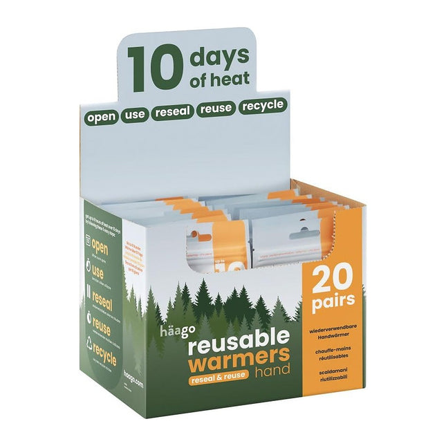 Haago Reusable Hand Warmers 1 Pair 100% Natural
