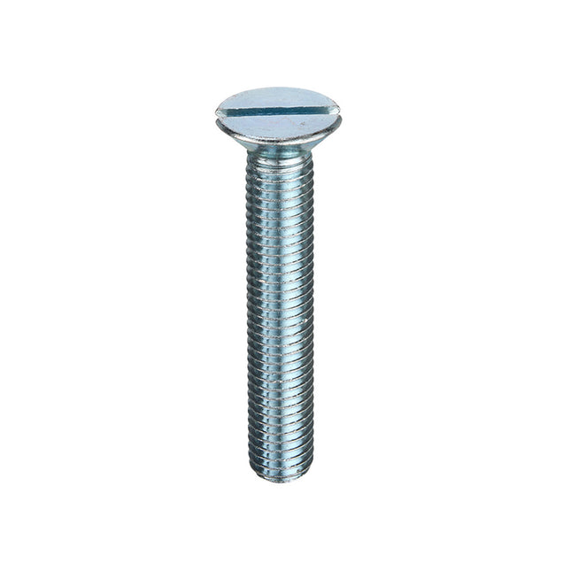 Unifix Machine Screws Slotted Countersunk Head DIN 963 Bright Zinc Plated - M5 x 12 (Box of 1000)