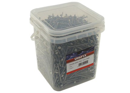 Unifix Bright Round Wire Nails 100 x 4.50mm - 10Kg Tub