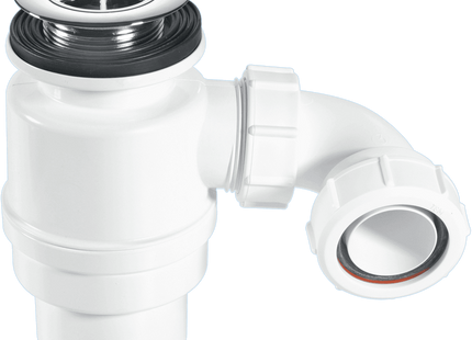 McAlpine STW10-RB 80mm Water Seal Resealing Shower Trap with Multifit Outlet