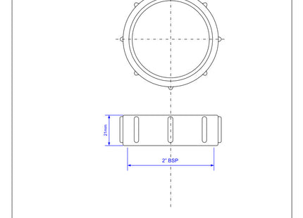 McAlpine Z8A 2" BSP Nut