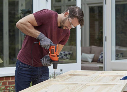 Black + Decker Beh200 Electric Hammer Drill 500W 240V - BEH200-GB - Perfect for DIY and trade