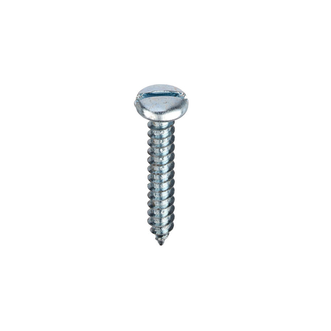Unifix Self-Tapping Screws Slotted Pan Head AB DIN 7971-C Bright Zinc Plated - 6G x 1/2" (3.5 x 13Mm) (Box of 1000)