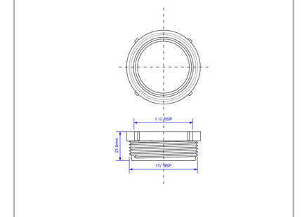 McAlpine T16 1½" x 1¼" Trap Inlet Reducer