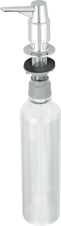 McAlpine SOAP-CP Soap Dispenser for Sink:½ litre bottle with Chrome Plated Plastic Top