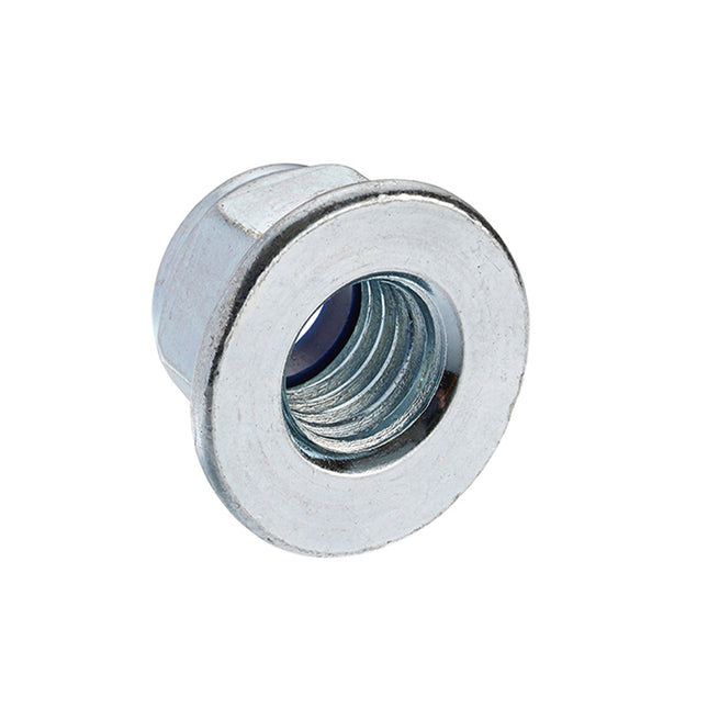 Unifix Class 8 Nylon Insert Flange Nuts DIN 6926 Bright Zinc Plated - M10 x 1.50 (Box of 200)