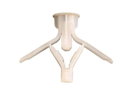 JCP Fixings Nylon Wing Toggles - 10mm To Suit Wall Thickness 24-28mm (Box of 100)