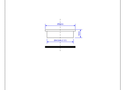 McAlpine T23L 1½" Surefit Blank Cap