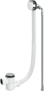 McAlpine HC2650UK-FIL-1M Chrome Plated Brass Bath Filler and Overflow