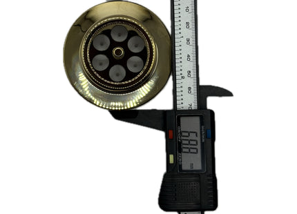 McAlpine BATHGRID-GP Bath Overflow Grid Gold Plated