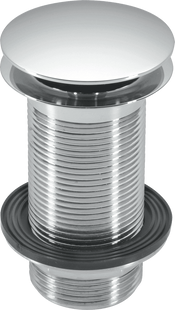 McAlpine No Slot Free Flow Basin Waste with Mushroom Top 1.25'' 60mm Flange 90mm Tail  DWU60-CB