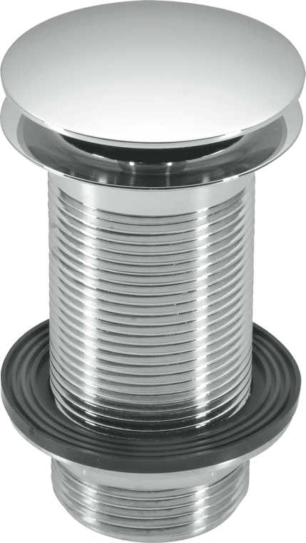 McAlpine No Slot Free Flow Basin Waste with Mushroom Top 1.25'' 60mm Flange 90mm Tail  DWU60-CB