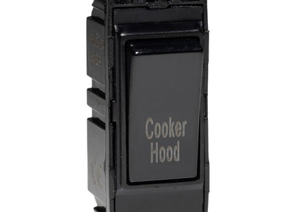 Varilight 20A 1-Way Double Pole Switch 'Cooker Hood' Chrome
