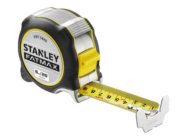Stanley Hand Tools Fatmax Xtreme Tape Measure 8M/26Ft (Width 32Mm)