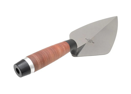 Marshalltown 34L Wide London Pattern Brick Trowel Leather Handle 11In