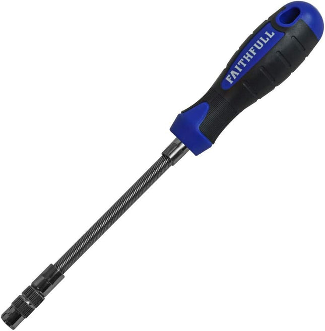 Faithfull Flex Drive Screwdriver 6.5Mm (1/4In) Magnetic