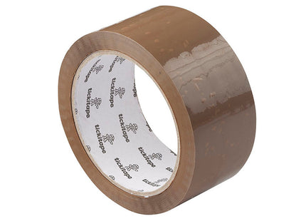Unifix Buff Low Noise Parcel Tape 48mm x 66m - ZZV58768 - Perfect for Shipping