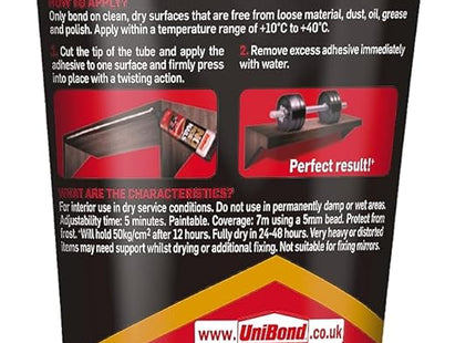 Unibond No More Nails Original Tube 200Ml