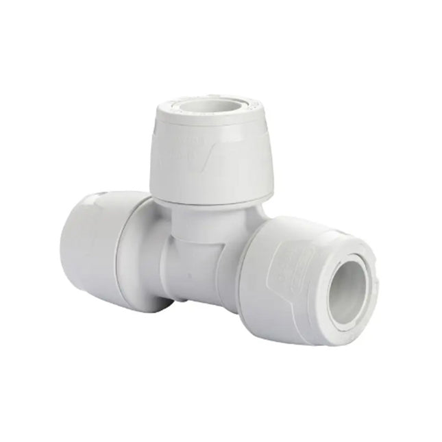 Hep20 KL PB Equal Tee 28mm White - KL10-28 - Ideal for Plumbing