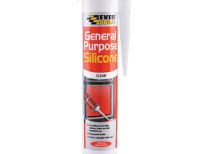 Everbuild General Purpose Silicone Clear 280Ml
