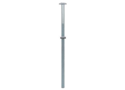 Unifix Grade 4.8 Mushroom Head Roofing Bolts And Sq Nuts Bzp - M8 X 180 (Box Of 25)