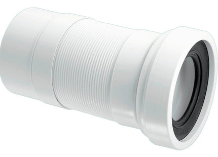 McAlpine WC-F26P 97-107mm Inlet x 110mm Plain End Outlet Straight Flexible WC Connector