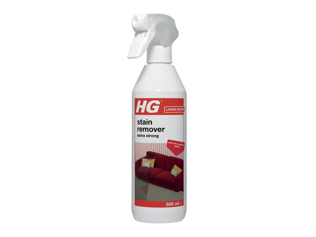 HG Stain Remover Extra Strong, Carpet & Upholstery Stain Spray 500 ml + HG carpet cleaner 1L