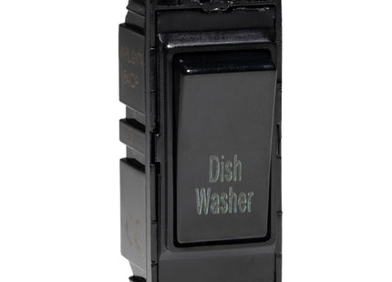 Varilight 20A 1-Way Double Pole Switch 'Dishwasher' White