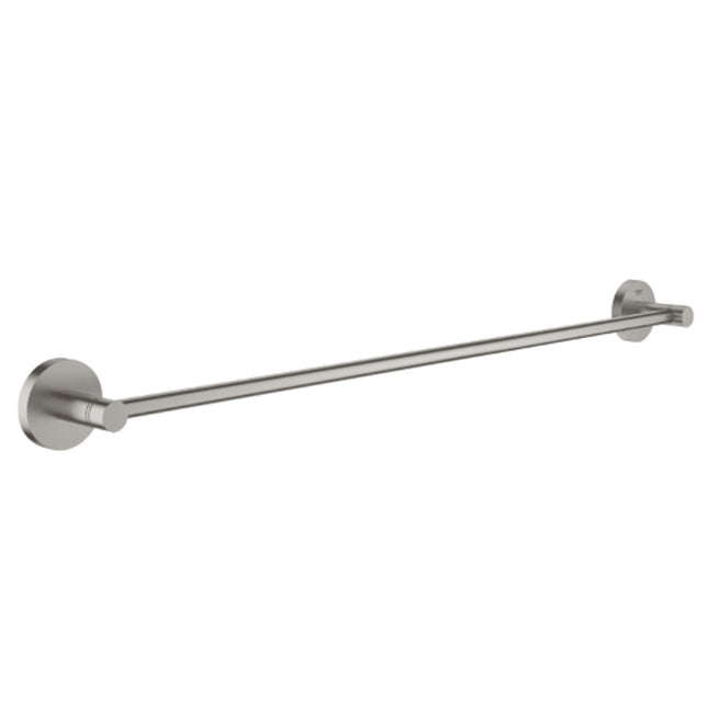 Grohe Essentials Towel Rail 600mm Supersteel - 40366DC1 - Stylish Bathroom Accessory