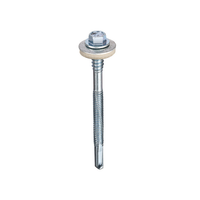 Unifix 5.5/6.3X130 Hex Head Hi Thread Comp. Panel Self Drill Screw Heavy Section (Box of 100)