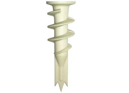 JCP Fixings J-Plug Self-Drill Plasterboard Fixing Nylon - 4.5 x 30mm Screw (Box of 100)