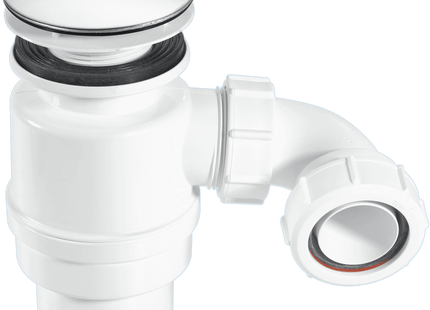McAlpine STW10-M 80mm Water Seal Resealing Shower Trap with Multifit Outlet