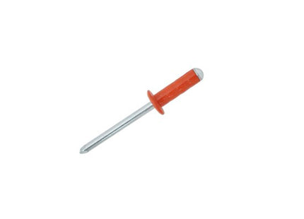 JRP Riveting Products 4.8 x 15mm Aluminium / Steel Dome Head Multigrip JRP Rivets - Poppy Red (Box of 500)