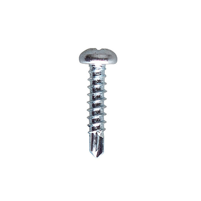 JCP Fixings Self-Drilling Screws Pozi Pan Head DIN 7504N Bright Zinc Plated - 4.2 x 13mm (Box of 200)
