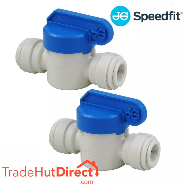 John Guest Speedfit 12mm Shut Off Valve - PPMSV041212W (Pack of 2)