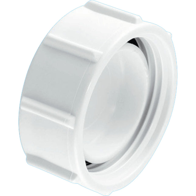 McAlpine T23 1½" Blank Cap with nut for BSP threads