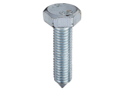 Unifix M10 x 40 High Tensile Hex Sets Cone Point Zinc Plated (Box of 100)