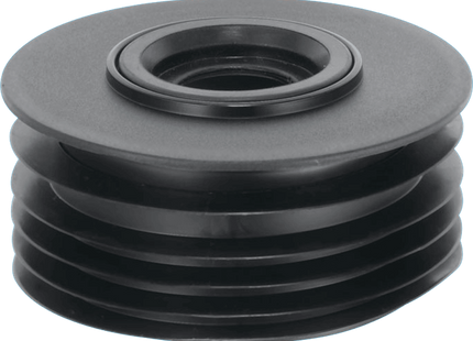 McAlpine DC2-BL Black 4"/110mm Drain Reducer Connector