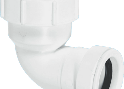 McAlpine MS4-32MM 1¼" 90° Multifit Bend x 32mm Pushfit