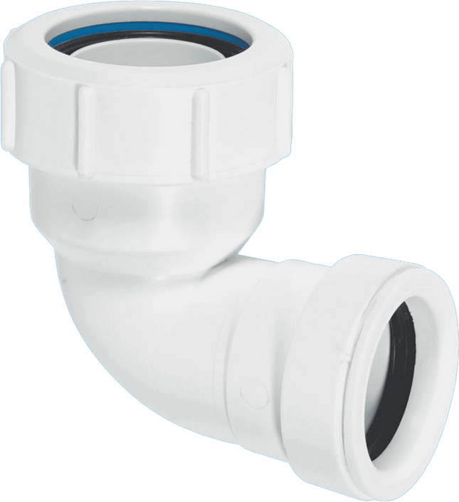 McAlpine MS4-32MM 1¼" 90° Multifit Bend x 32mm Pushfit
