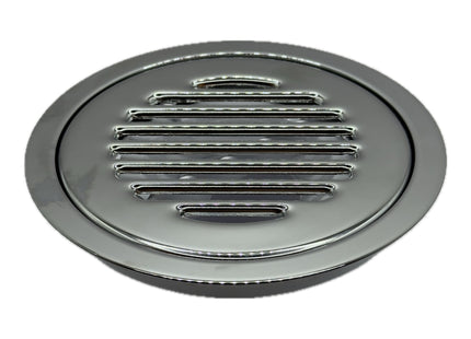 McAlpine FGTR118TOP-50 Conversion Kit to convert any TSG50 or TSG52 Gully to a sheet flooring gully with CP Brass Clamp Ring, Stainless Steel Grated Cover Plate and Dip Tube