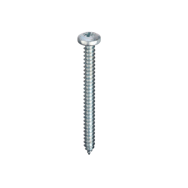 Unifix Self-Tapping Screws Pozi Pan Head AB DIN 7981-C-Z Bright Zinc Plated - 8G x 1" (4.2 x 25Mm) (Box of 1000)