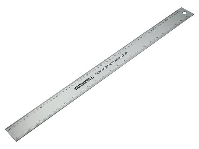 Faithfull Aluminium Rule 600Mm (24In)