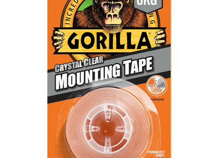 Gorilla Glue Gorilla Heavy-Duty Double Sided Clear Mounting Tape 25.4Mm X 1.52M