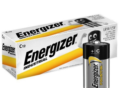 Energizer C Cell Industrial Batteries Pack Of 12