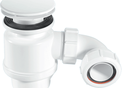 McAlpine STW6-M 50mm Water Seal Resealing Shower Trap with Multifit Outlet