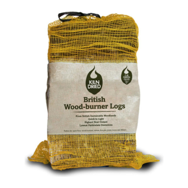 Green Olive Firewood Company Kiln Dried Logs (27 Litre) for Wood Burners 6kg