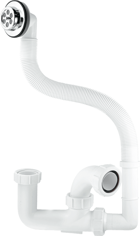McAlpine FJ10 75mm Seal Bath Trap with Flexible Overflow